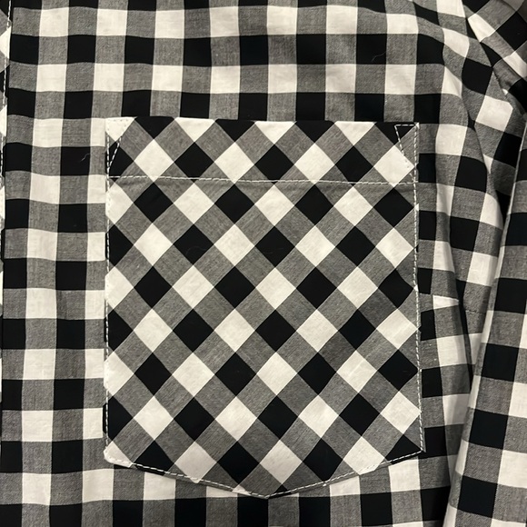 NWT Tommy Hilfiger Black & White Half Zip Top - Picture 13 of 16